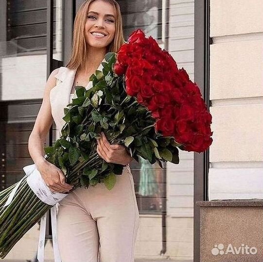 Букет роз 101 роза 51 роза