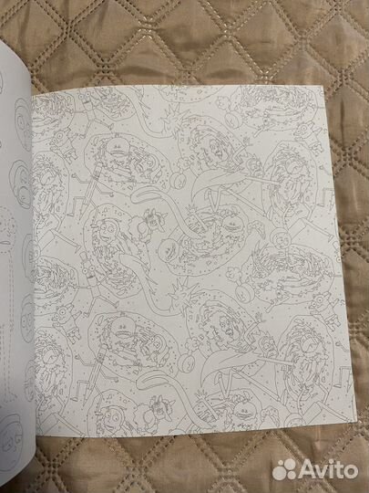 Официальная раскраска Rick and Mortu