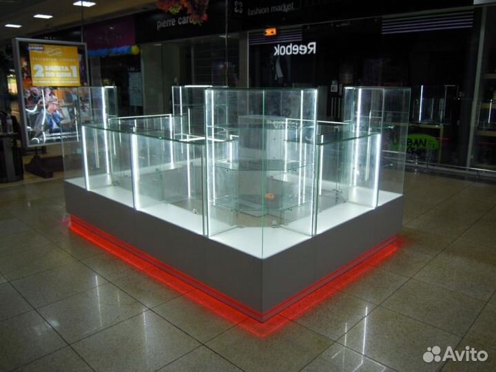 Торговый остров с подсветкой под ключ