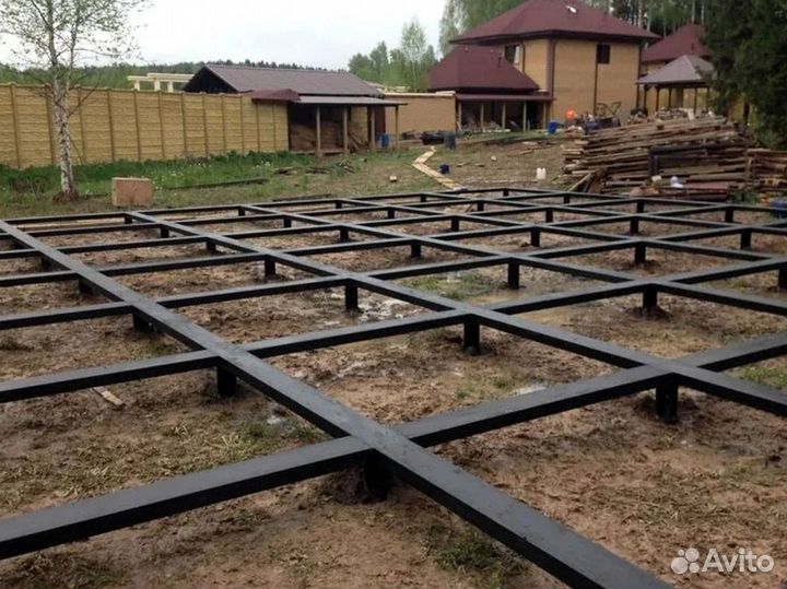 Заливка фундамента, ремонт фундамента