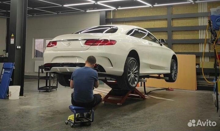 Мобильный ножничный пневмоподъемник 3т