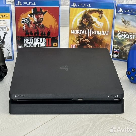 Sony PS4 Slim 1Tb V3 Как Новая