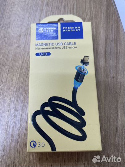 Кабель micro usb магнитный