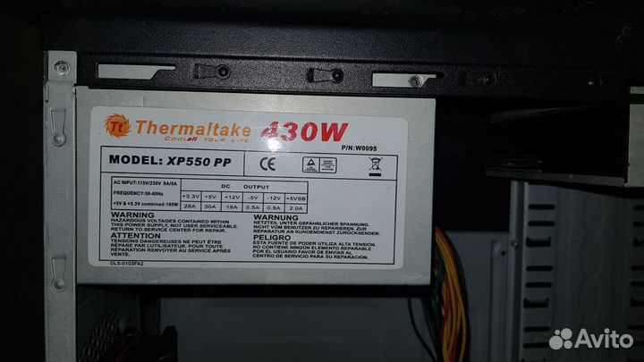 Корпус atx+бп 430ватт