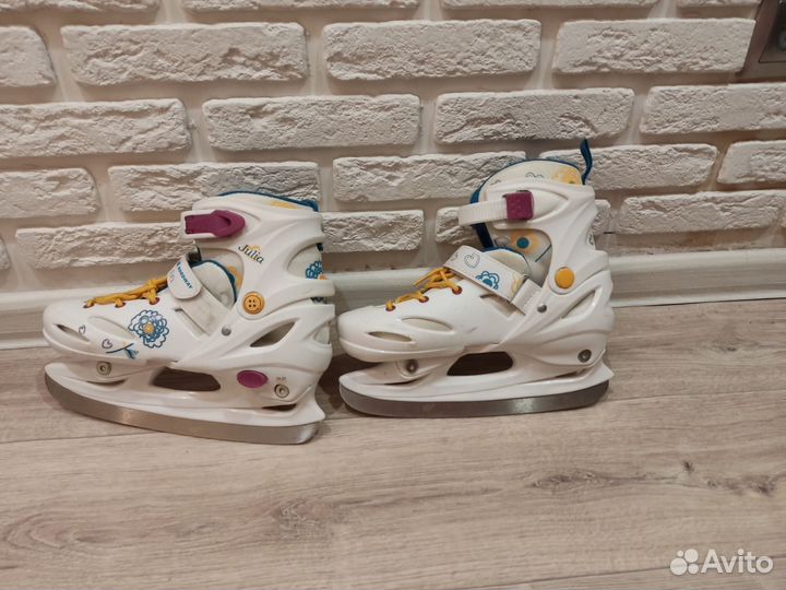 Коньки детские раздвижные 34 37