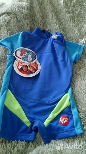 Костюм для плавания,на 1-2 месяца,с поддувом возду