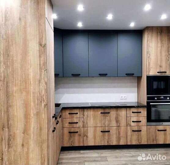 Кухонный гарнитур угловой в потолок на заказ