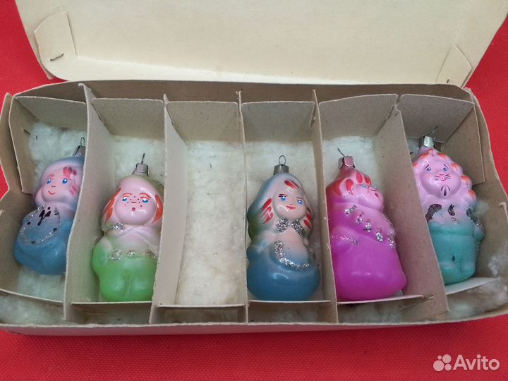 Елочные игрушки СССР набор Золушка