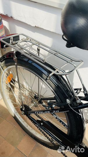 Велосипед складной с багажником