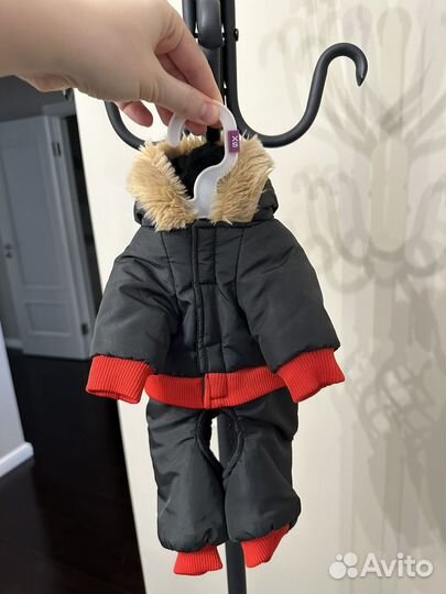 Зимний комбинезон для маленькой собаки