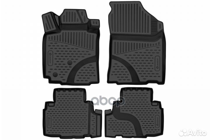 Коврики в салон полиуретан 4 шт. element3DA6657