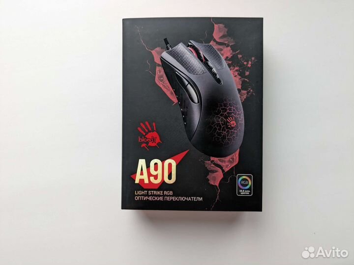 Мышь игровая A4Tech Bloody Blazing A90 черный