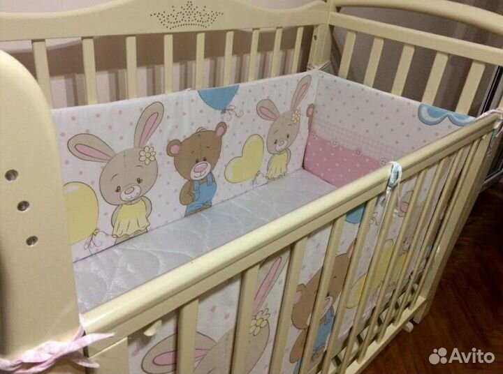 Бортики в детскую кроватку