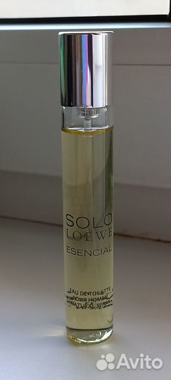 Loewe solo esencial 15мл. Туалетная вода