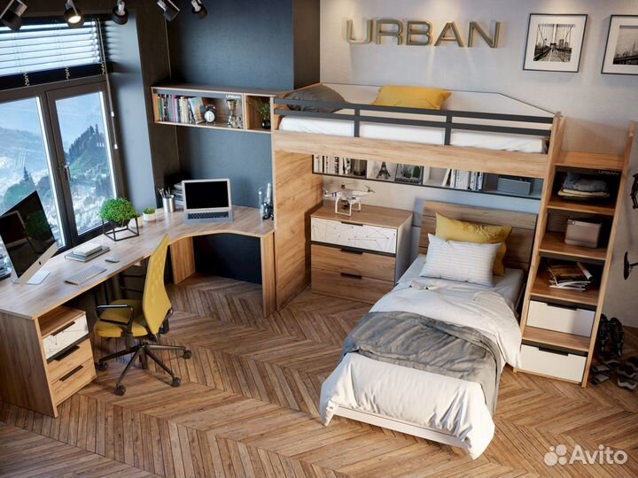 Кровать чердак