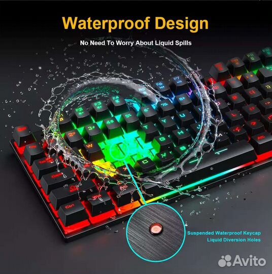 Клавиатура (RGB) AK 600