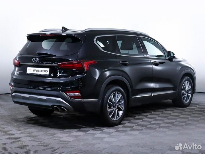 Hyundai Santa Fe 2.2 AT, 2019, 86 600 км