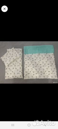 Комплект в коляску подушка матрас одеяло