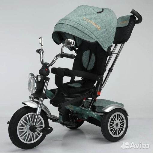 Детский трехколесный велосипед Luxmom 5199 с фарой