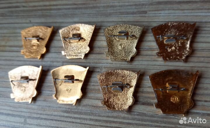 Значки комсомол Ленин ударник СССР