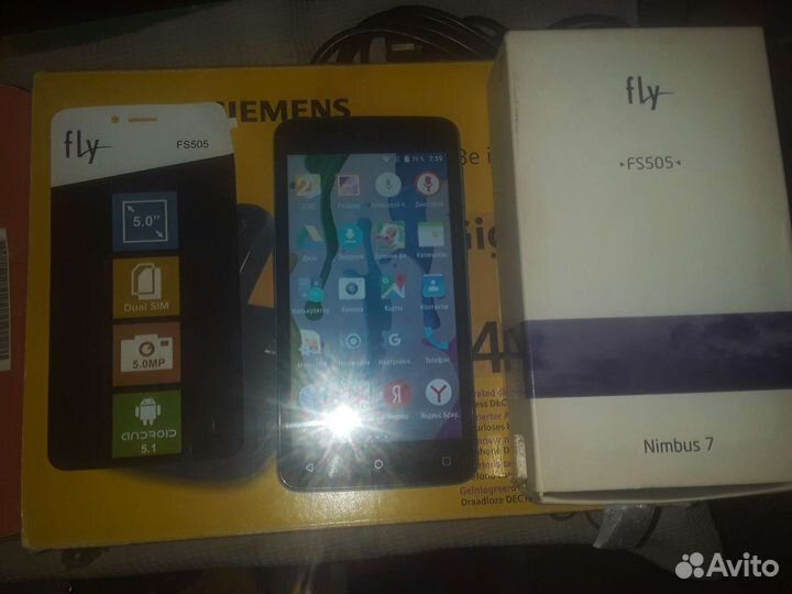 Fly FS505 Nimbus 7, 8 ГБ