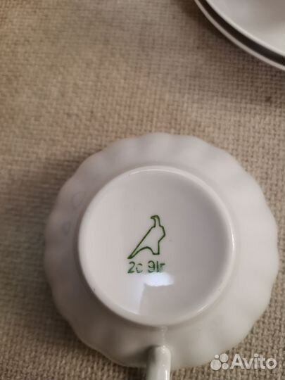 Чашка с блюдце Дулево. В идеале. 6 пар