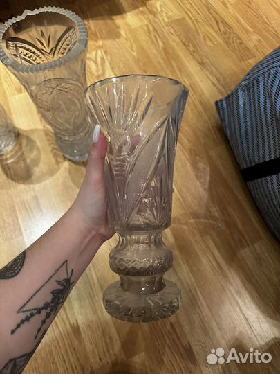 Хрустальная ваза
