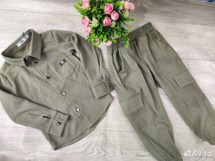 Детский вельветовый костюм