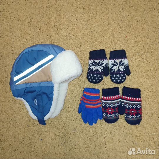 Шапки зима-осень на мальчика от 2 до 8 лет