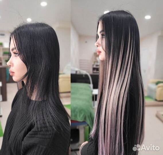 Наращивание био и натуральных волос