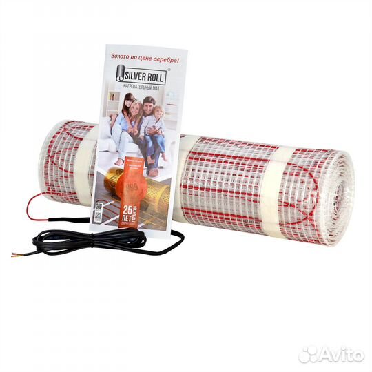 Теплый пол мат8м2-1280Вт Silver Roll Россия