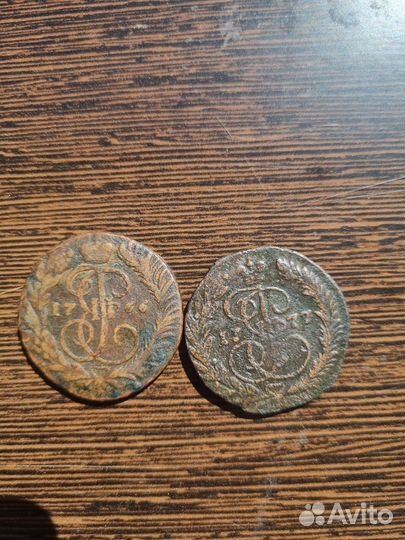 2 копейки 1758 Елизавета петровна