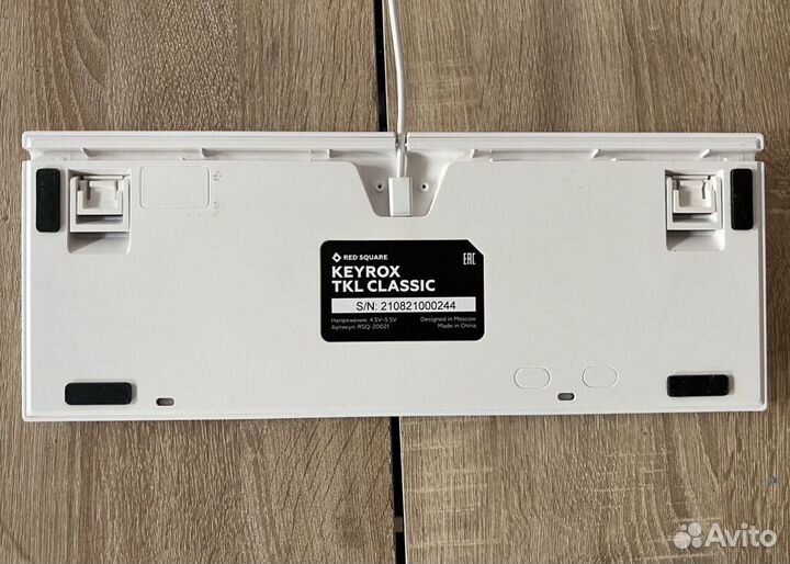 Игровая механ. клавиатура Red Keyrox TKL Classic