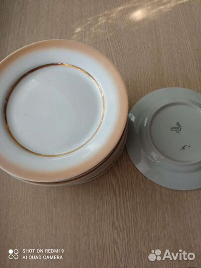 Тарелки СССР красивая посуда