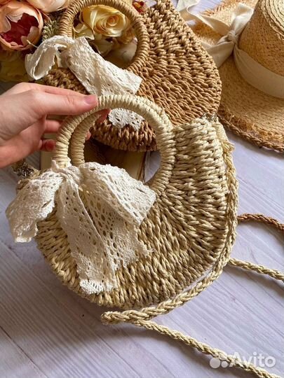 Плетёные летниие сумочки