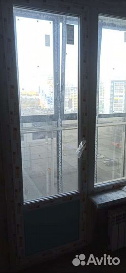 Балконный блок с дверью