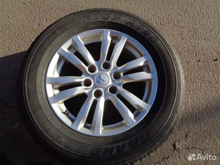 Мицубиси паджеро колёса dunlop a/t20 265/60r18