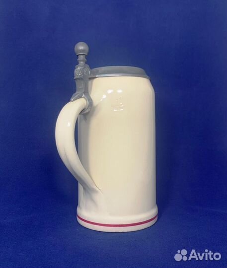 Литровая пивная кружка 