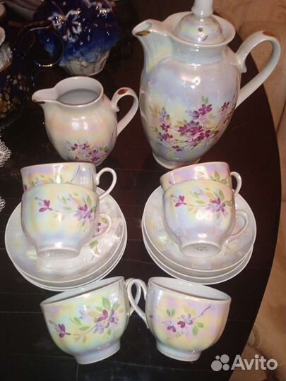 Кофейный сервиз дулево