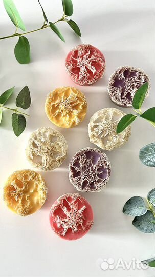 Мыло массажное с люфой