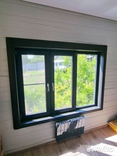 Деревянные окна со стеклопакетом / Окна из дерева