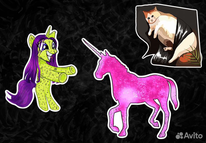 Векторные/растровые стикеры для соц.сетей/печати