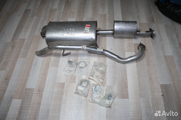 Глушитель, резонатор, приемная труба