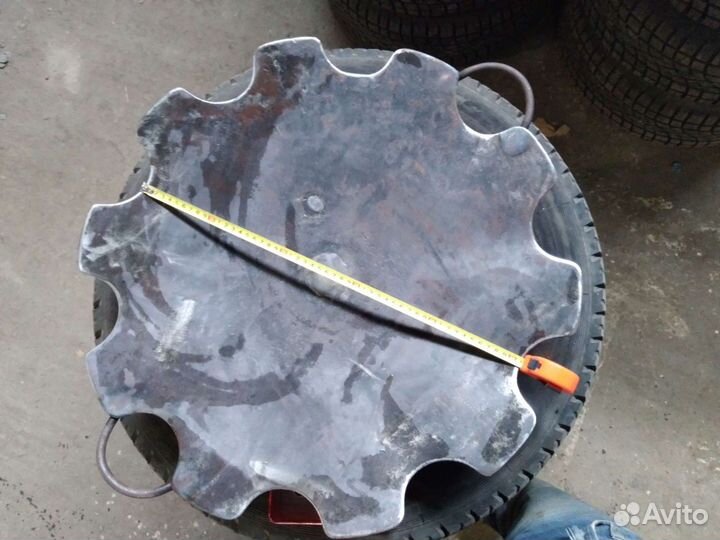 Сковорода из дисковой бороны