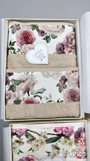 Полотенца махровые Италия наборы