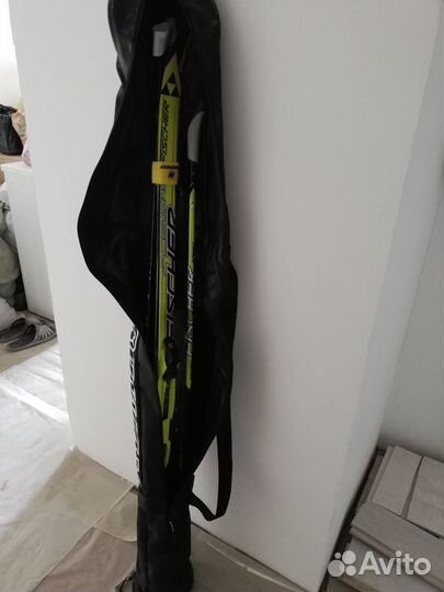 Детские беговые лыжи Fischer 140 см +комплект