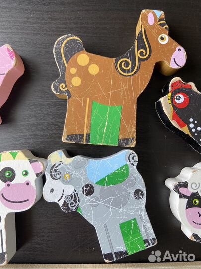 Набор пазл, пирамида со звуком и головоломка