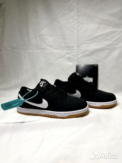 Кроссовки Nike sb dunk low orange label black