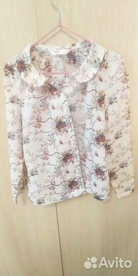 Блузка для девочки 4-6 лет с совами