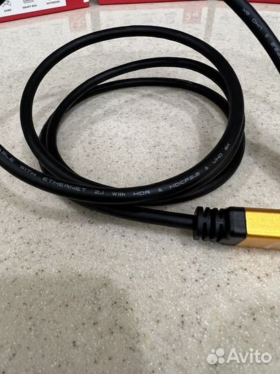 Кабель hdmi v 2.1 8k/4k Rexant Gold